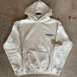 Essentials Gray Hoodie for Men